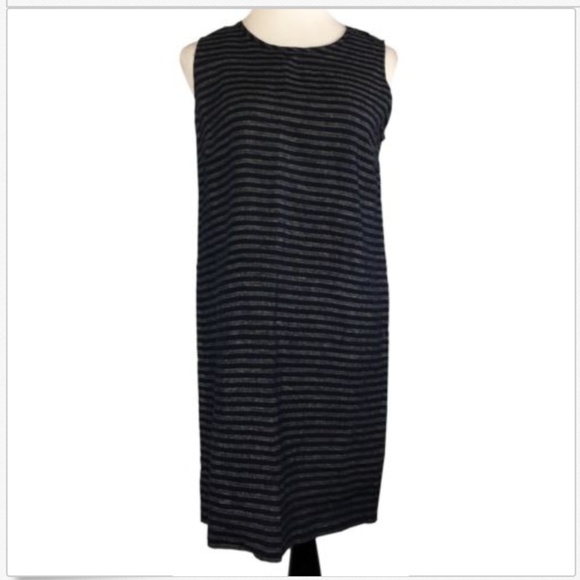 linen shift dress sleeveless
